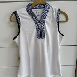 Sleeveless golf jersey by Greg Norman